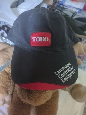 Toro Black & Red Landscape Contractor Equipment Baseball Cap
